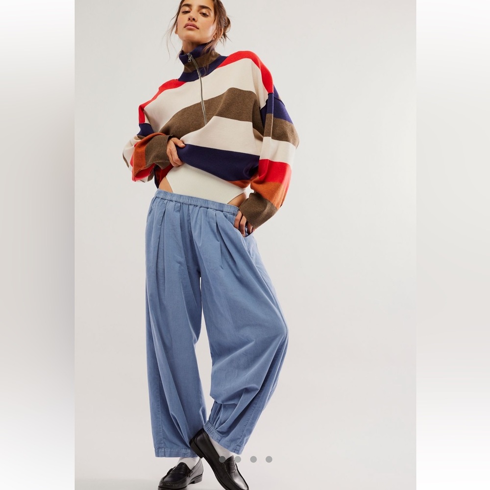 NWT Free People To The Sky Cord Parachute Pants
